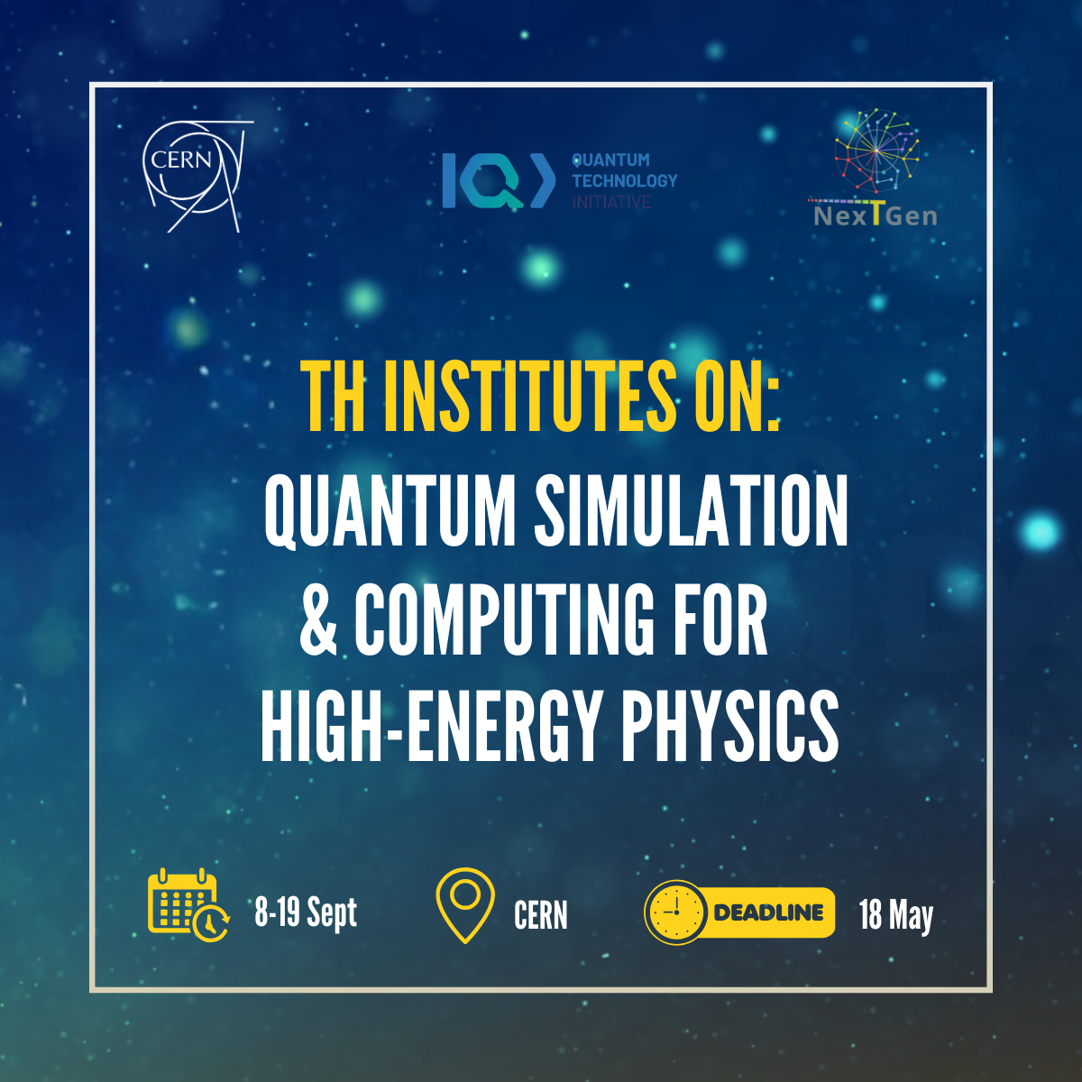 Advancing Quantum Simulation and Computing for High-Energy Physics – TH Institute in collaboration with NGT